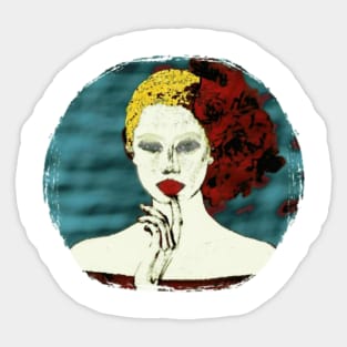 Spanish Woman - CGI Art Sticker